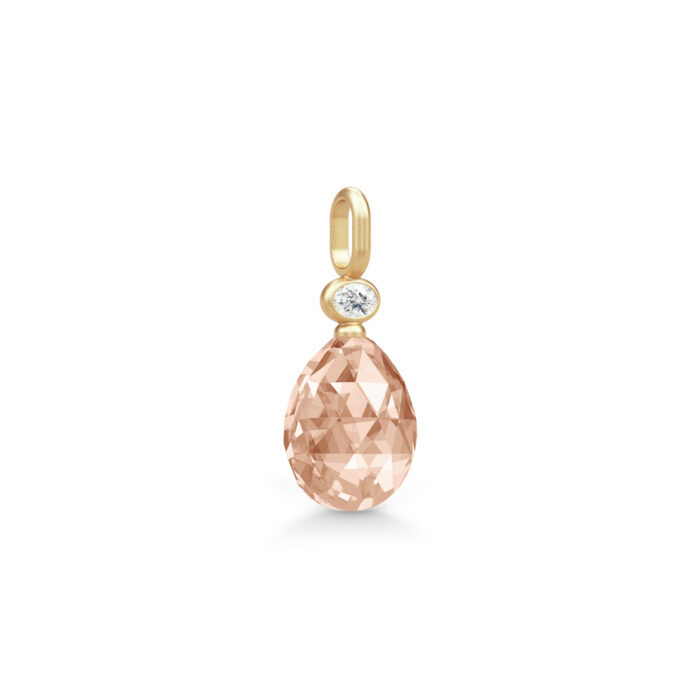 Julie Sandlau - Ofelia anheng i 22k forgylt sølv - Peach Morganite - Bilde 4