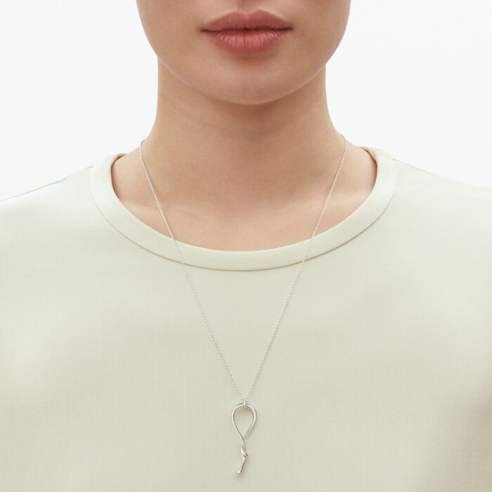 Georg Jensen - Mercy swirl anheng i sølv - Bilde 3
