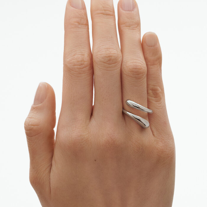 Georg Jensen - Mercy twist ring i sølv - Bilde 2