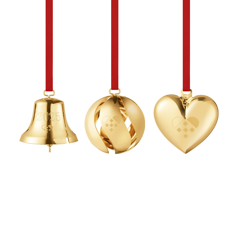 Georg Jensen - 2025 Ornamentsett, 3stk