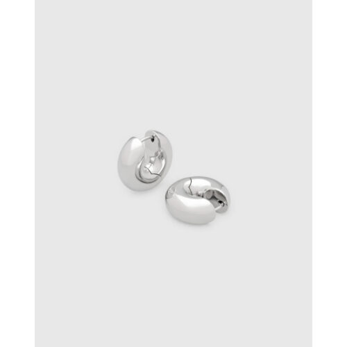 Tom Wood - Sphere Hoops i sølv