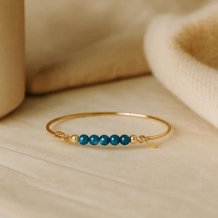 Heiring - Topp til armring og kjede, Blue Apatite - Bilde 3