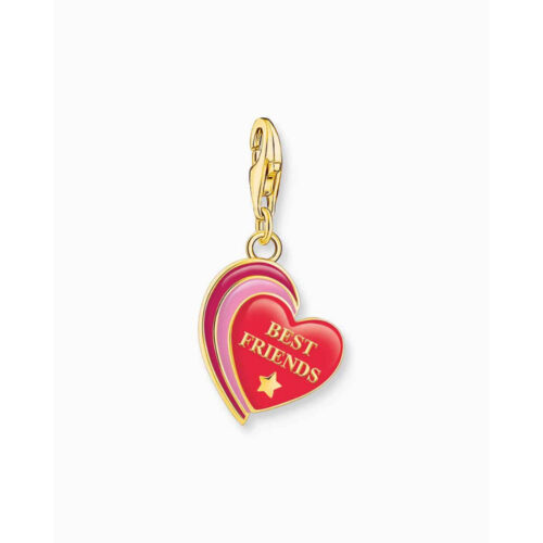 Thomas Sabo - Charm/anheng i forgylt sølv med emalje