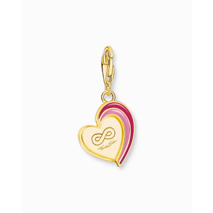 Thomas Sabo - Charm/anheng i forgylt sølv med emalje - Bilde 2