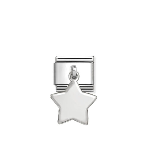 Nomination - Composable Classic CHARMS PLATES steel and 925 sterling silver (16_Star pendant)