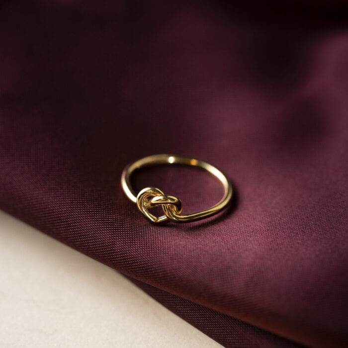 Pan Jewelry Classic - Ring i forgylt sølv, knutehjerte - Bilde 3