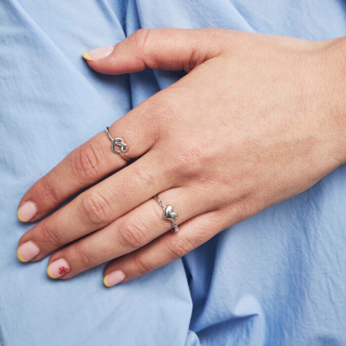 Pan Jewelry Classic - Ring i sølv, knutehjerte - Bilde 2