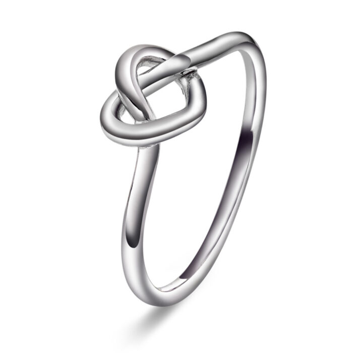 Pan Jewelry Classic - Ring i sølv, knutehjerte