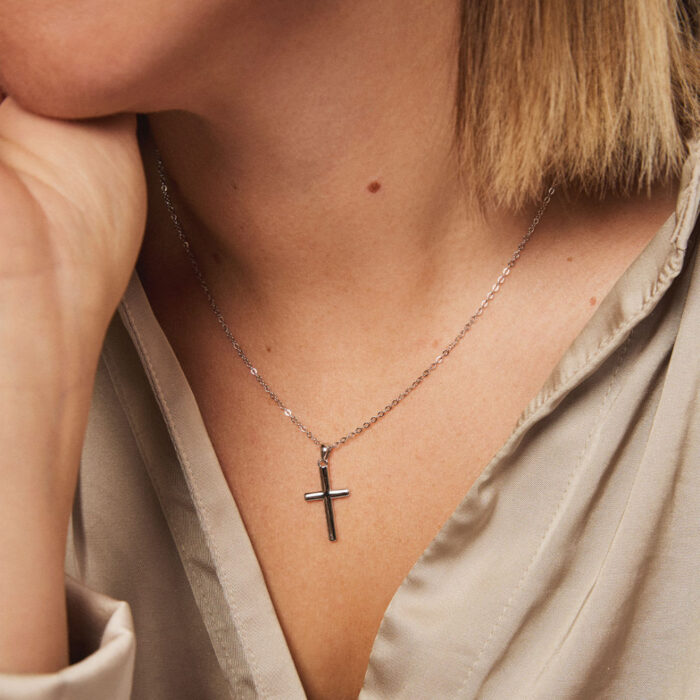 Pan Jewelry Classic - Halssmykke i sølv, kors - Bilde 2