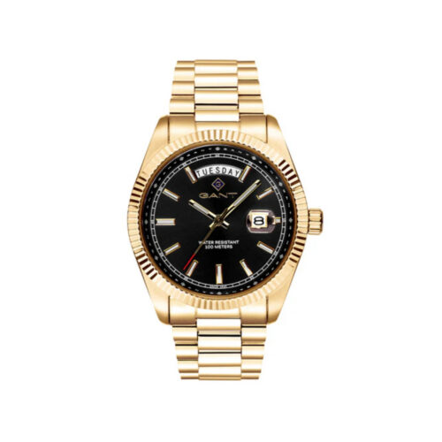GANT - Fairfax Herreklokke gullfarget/sort - 41 mm