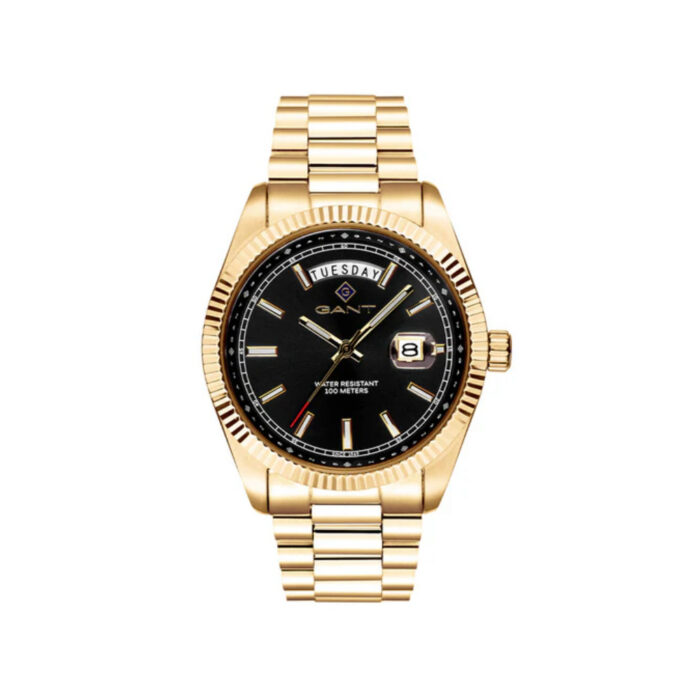 GANT - Fairfax Herreklokke gullfarget/sort - 41 mm