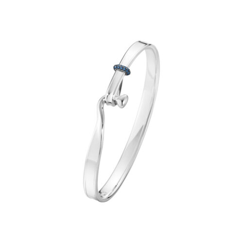 Georg Jensen - Torunn armring i sølv blå safirer