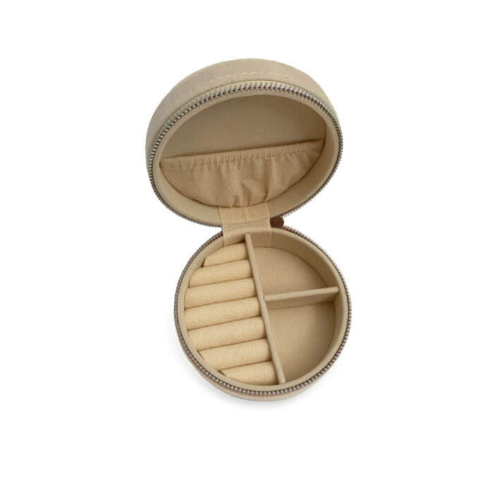 Eik Barn - Beige smykkeskrin i velour - Bilde 2