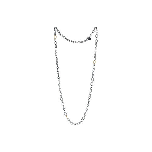 By Birdie - Apollo Slim Golden Link halssmykke