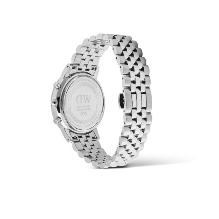 Daniel Wellington - Iconic 42 Chronograph Arch 5-Link Stål / Off-white 42mm - Bilde 5