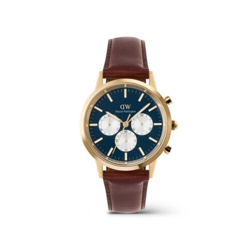 Daniel Wellington - Iconic 42 Chronograph Brun / Blå 42mm