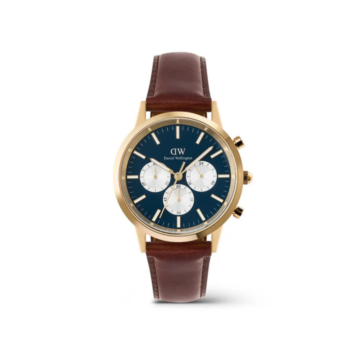 Daniel Wellington - Iconic 42 Chronograph Brun / Blå 42mm