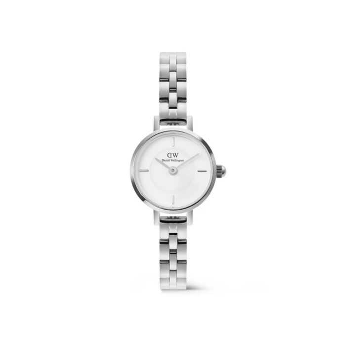 Daniel Wellington - Petite Mini 19 Arch 3-Link Stål / Hvit 19mm