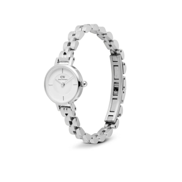 Daniel Wellington - Petite Mini 19 Arch 3-Link Stål / Hvit 19mm - Bilde 2