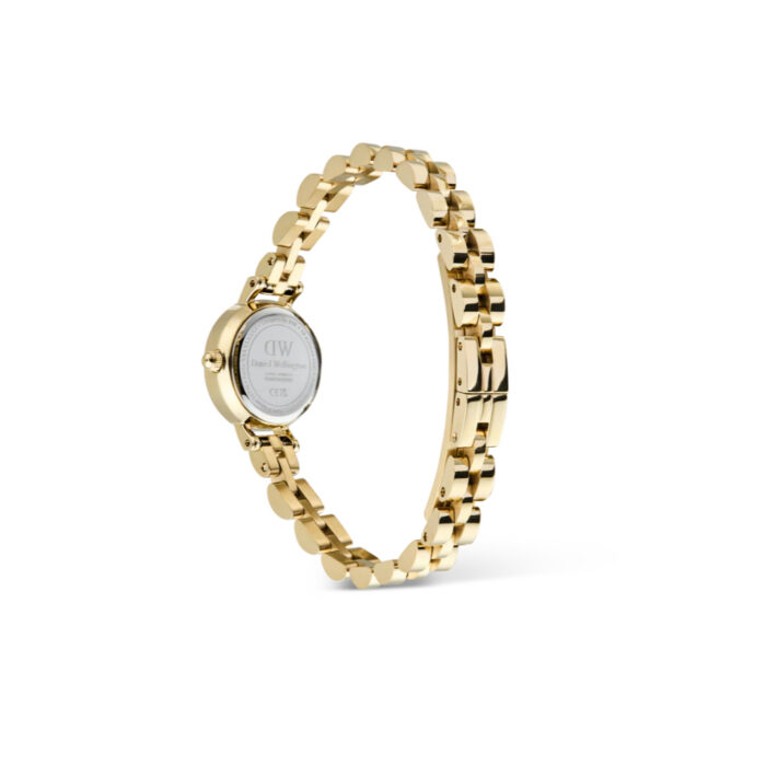 Daniel Wellington - Petite Mini 19 Arch 3-Link Gullfarget / Hvit 19mm - Bilde 4