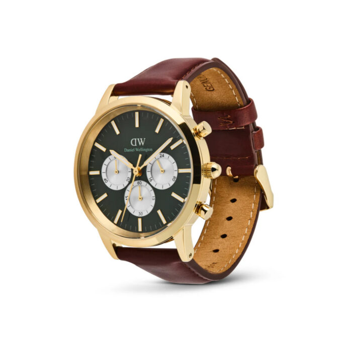 Daniel Wellington -  Iconic 42 Chronograph Brun / Grønn 42mm - Bilde 2