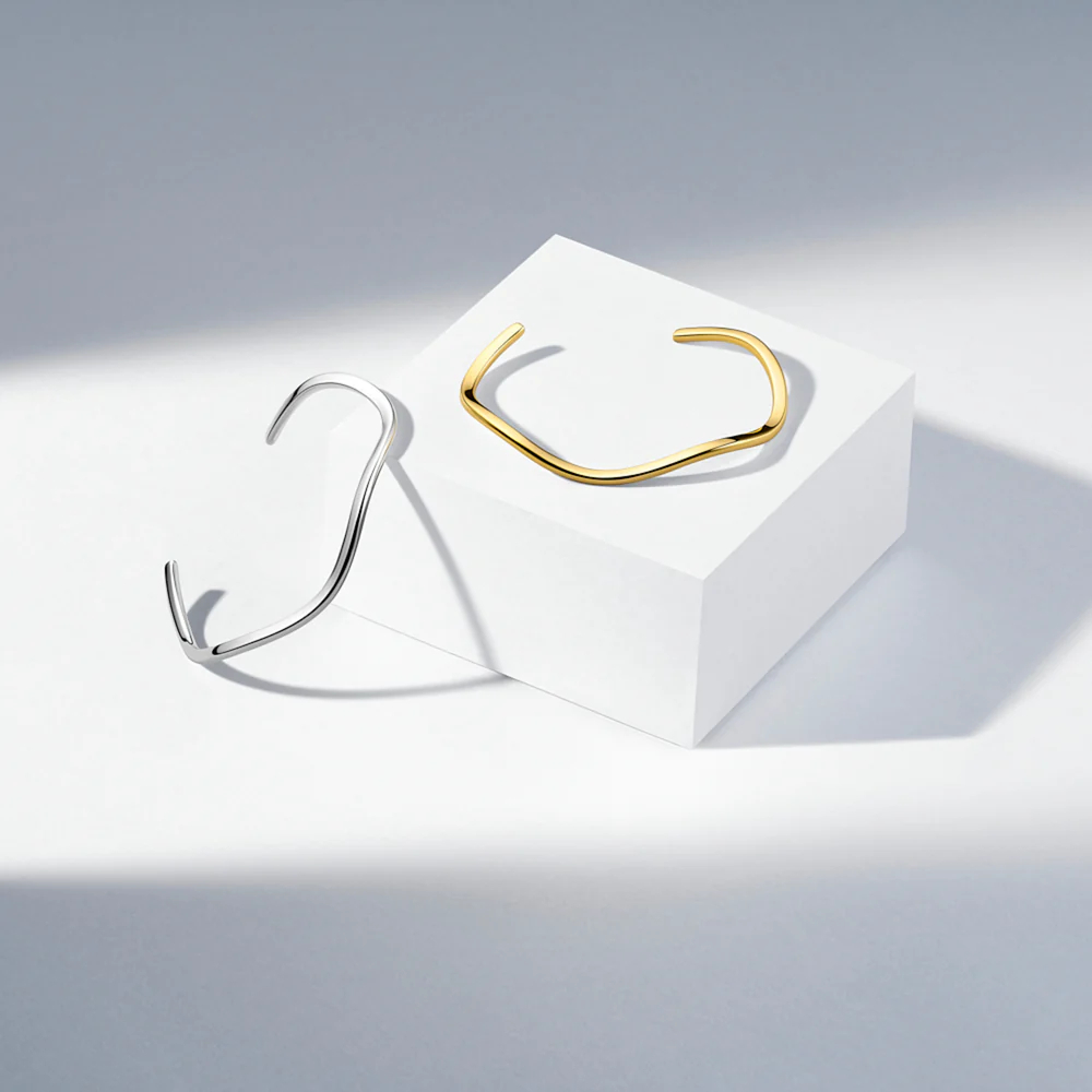 Sif Jakobs - Ellera Waves Pianura Bangle - Armring i sølv - Bilde 4