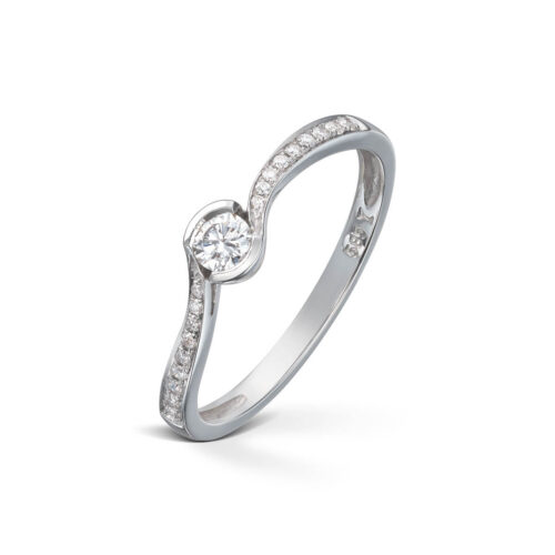 Diamonds by Frisenberg -Ring i hvitt gull og diamanter