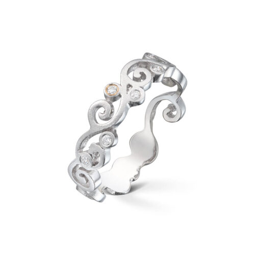 Diamonds by Frisenberg -Ring i hvitt gull med diamanter