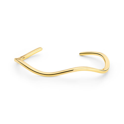 Sif Jakobs - Ellera Waves Pianura Bangle - Armring i 18k gullforgylt sølv