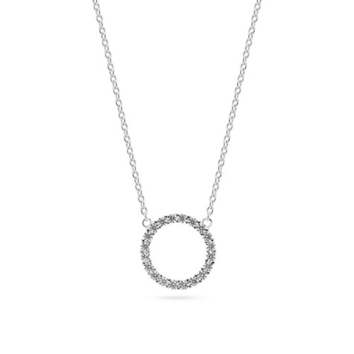 Sif Jakobs - Biella halssmykke i rhodinert sølv med zirkonia, Grande
