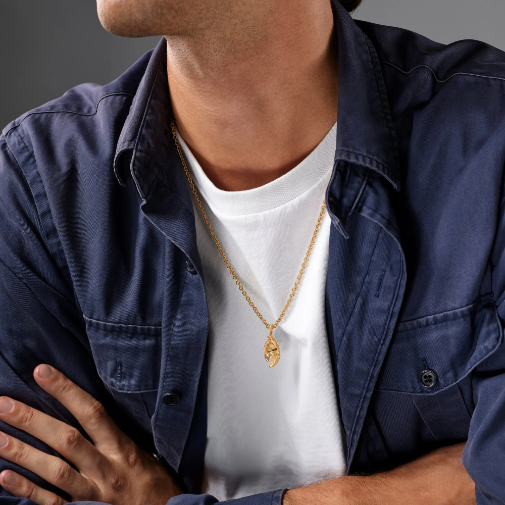 OLE LYNGGAARD COPENHAGEN - Collier anker 80 i 18k gult gull - 60 cm - Bilde 2