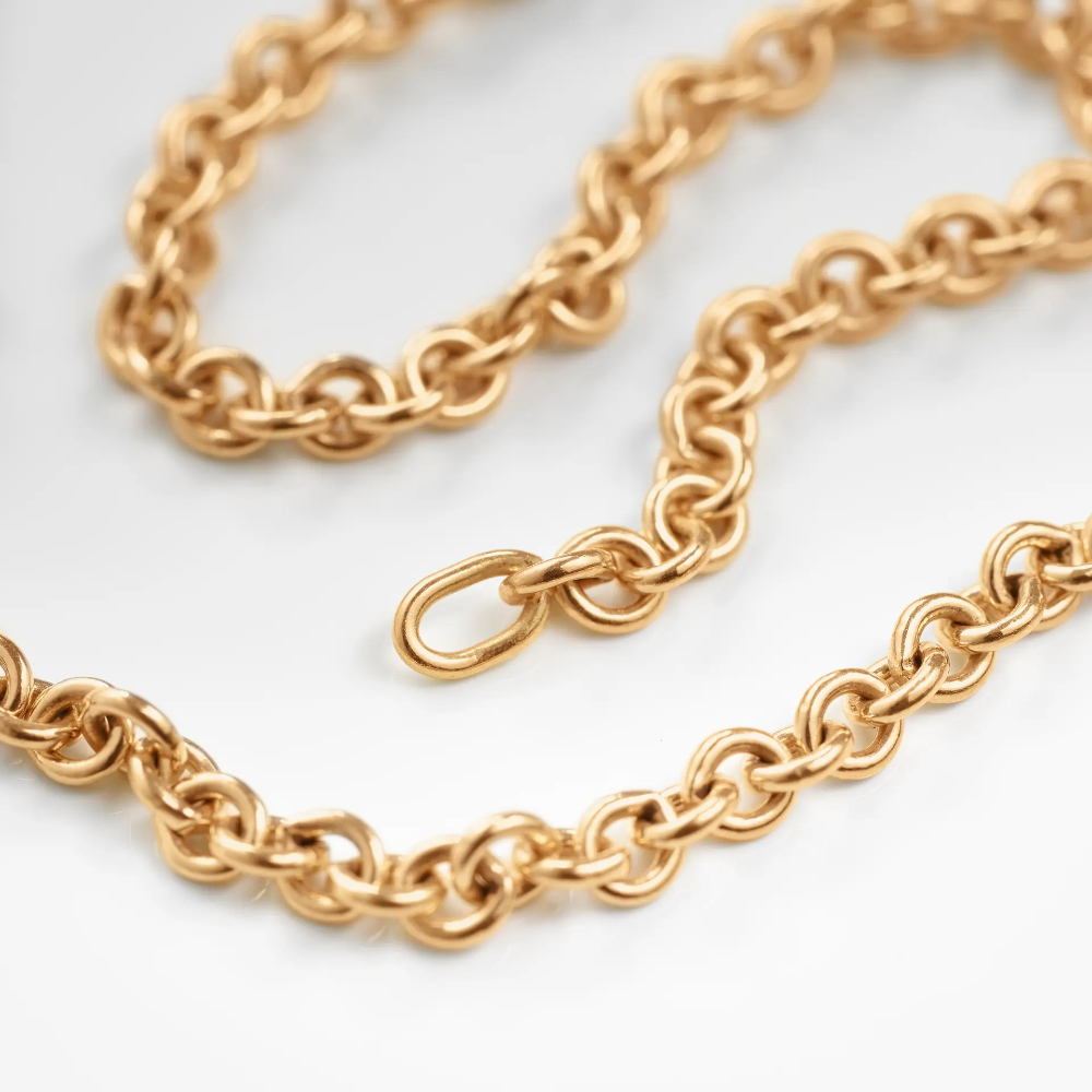 OLE LYNGGAARD COPENHAGEN - Collier anker 80 i 18k gult gull - 60 cm - Bilde 5