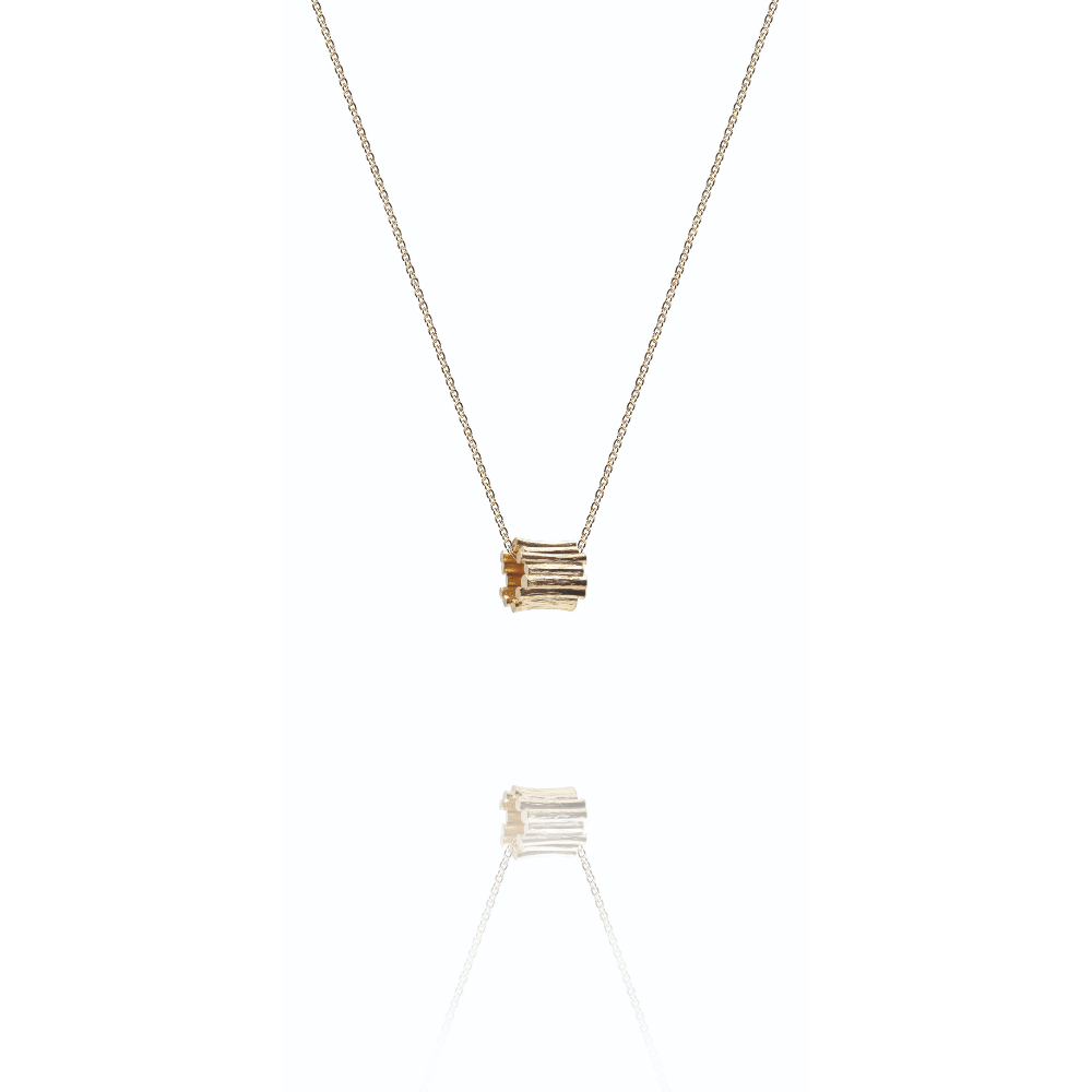 Noën - Halssmykke i 14k gullforgylt sølv - Forest