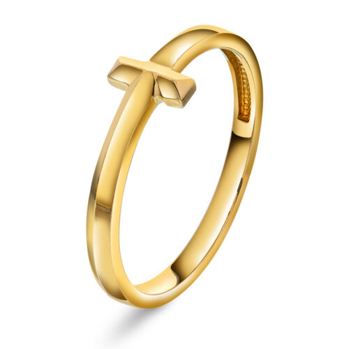 Pan Jewelery- Ring i gult gull