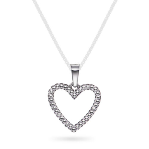 Pan Jewelery- Anheng i hvitt gull