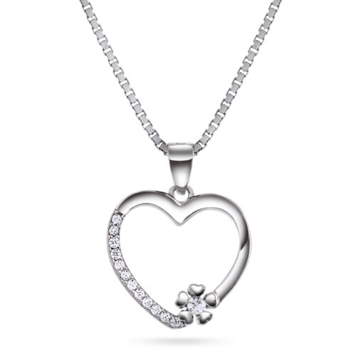 Arne Nordlie - Halssmykke i sølv med zirkoner m/kjede