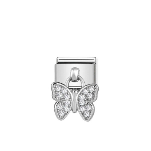 Nomination - Composable Classic CHARMS stainless steel and 925 sterling silver (16_Butterfly)