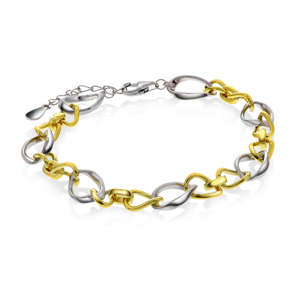 Arne Nordlie -Et nydelig armbånd i 925 sterling sølv belagt med 14k gult gull Arne Nordlie -Et nydelig armbånd i 925 sterling sølv belagt med 14k gult gull