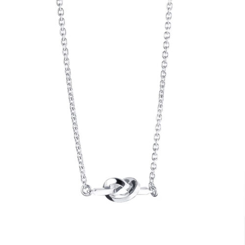 Efva Attling - Love Knot halssmykke i sølv