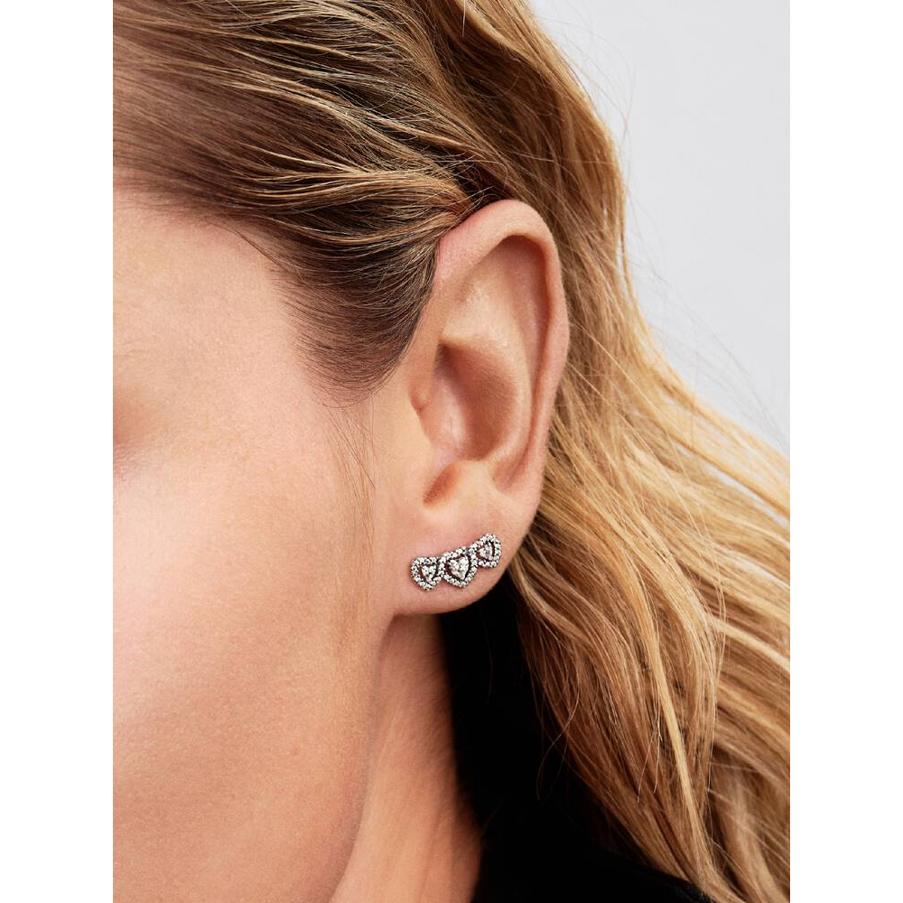 Pandora - Halo Hjerte Triologi Øredobber - Bilde 2