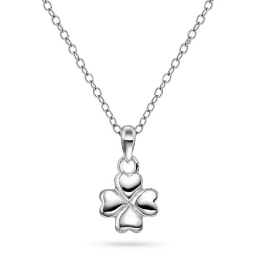 Prins & Prinsesse - Smykke i sølv med firkløver