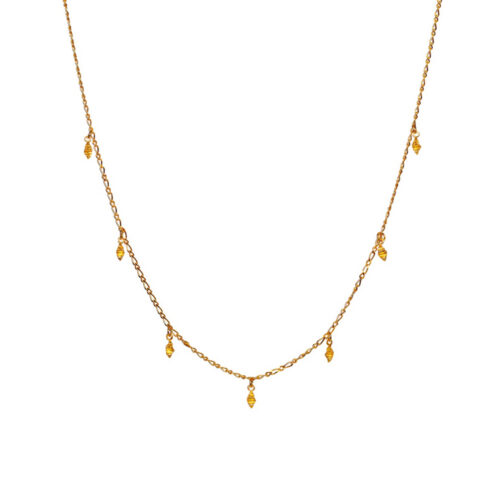 Maanesten - Una halssmykke i forgylt sølv