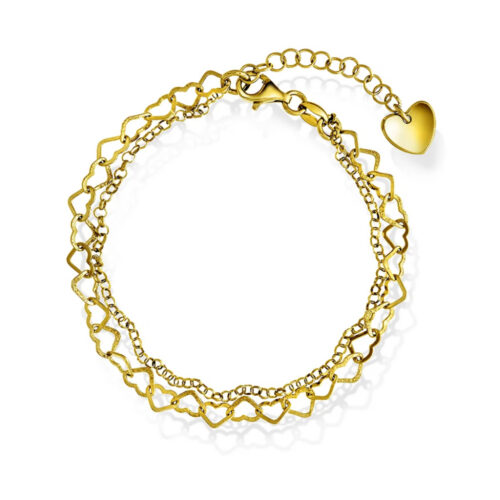 Pan Jewelry - Armbånd i sølv 2 rader