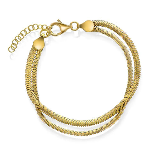 Pan Jewelry Classic - Slange armbånd i sølv 2 radet