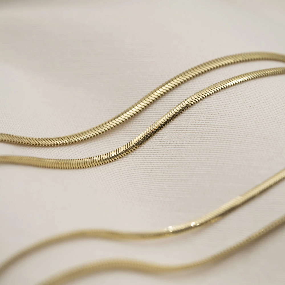 Pan Jewelry Classic - Slange kjede i sølv 2 radet Pan Jewelry Classic - Slange kjede i sølv 2 radet - Bilde 2