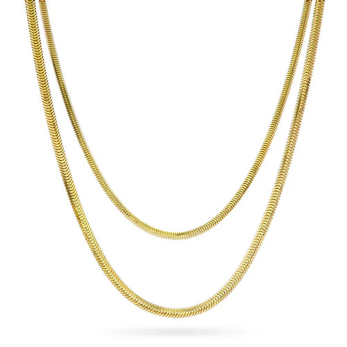 Pan Jewelry Classic - Slange kjede i sølv 2 radet