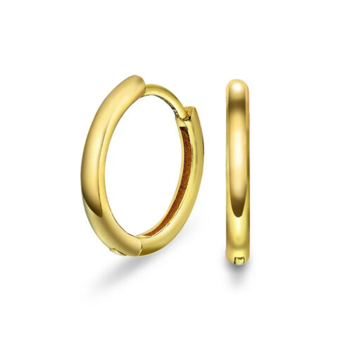 Sandra Lyng x Pan Jewelry - Hooked øreringer i 925 forgylt sølv