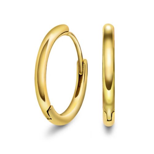 Sandra Lyng x Pan Jewelry - Hooked øreringer i 925 forgylt sølv