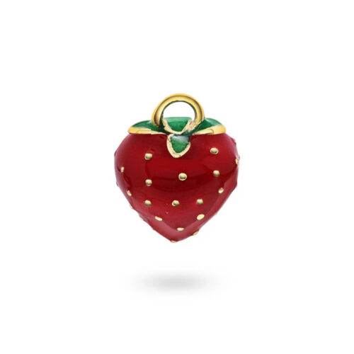 Sandra Lyng x Pan Jewelry - Berry cute charm i 925 forgylt sølv