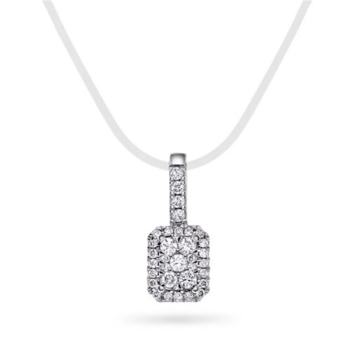 Pan Jewelry - Anheng i gull med diamant 0,18 CT WP